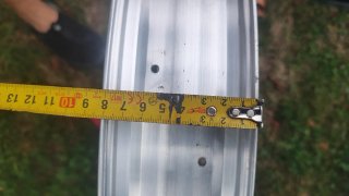 Aros Fat Bike Aluminio Plateado