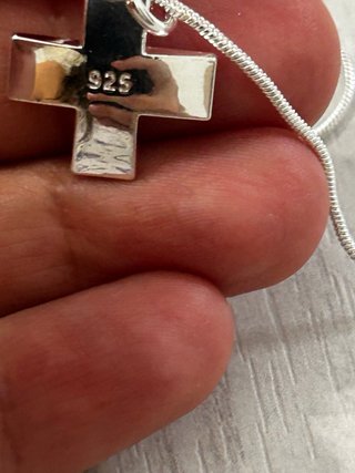 Collana Argento 925 Ciondolo Croce