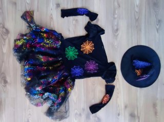 Disfraz Bruja Niña Talla M + Accesorios