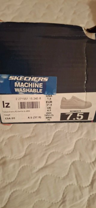 Skechers 37.5 Eden Verde/Blanco