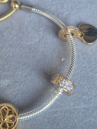 Pulsera Pandora Corazón y Atrapasueños