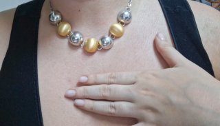 Collana vintage argento 925 massiccia