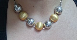 Collana vintage argento 925 massiccia