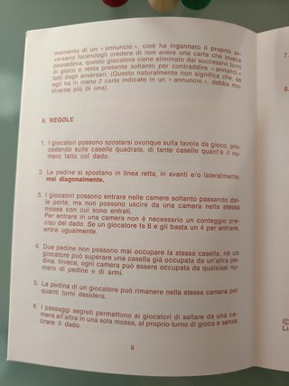 Cluedo E.G. anni '80 vintage