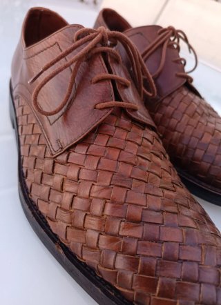 Zapatos Derby Lord Kent Italianos, Piel- Talla 44