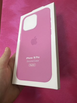 Funda Silicona Apple iPhone 16 Pro Peony