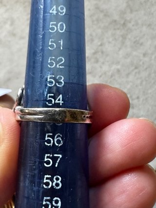 Anello vintage argento 925 con turchese. Mis.15