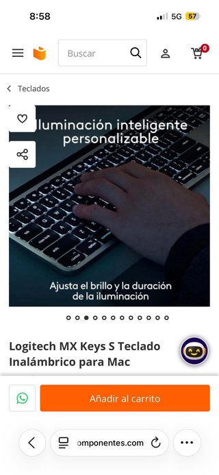 Teclado Logitech MX Keys para Mac