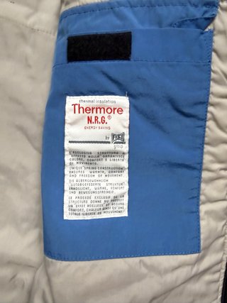 Chaqueta Fila Vintage Negra y Azul Hombre