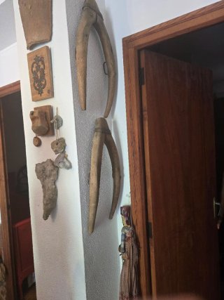 Yugos o espalderas de madera
