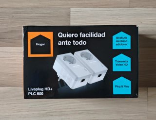 Adaptador TP-Link Liveplug HD+ PLC 500