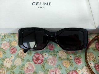 Occhiali da sole Celine neri e marroni