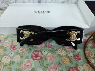 Occhiali da sole Celine neri e marroni