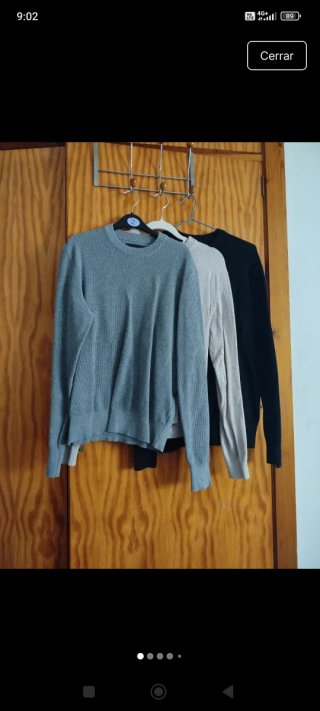 Lote 2 Camisas Manga Larga Talla L