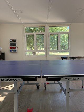 Mesa Ping Pong Plegable con Ruedas