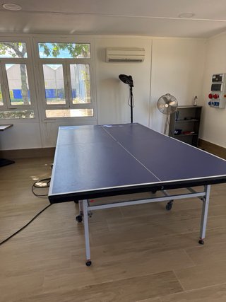 Mesa Ping Pong Plegable con Ruedas