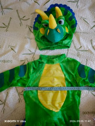 Disfraz Bebé Triceratops 12-18 Meses