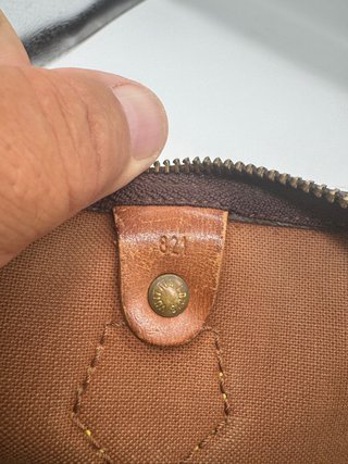 Louis Vuitton Speedy Borsa Marrone Vintage