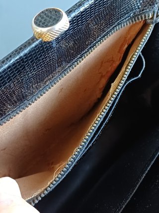 Borsa Vintage Pelle Lucertola Anni 50/60