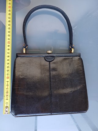 Borsa Vintage Pelle Lucertola Anni 50/60
