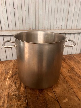 Olla grande de acero inoxidable
