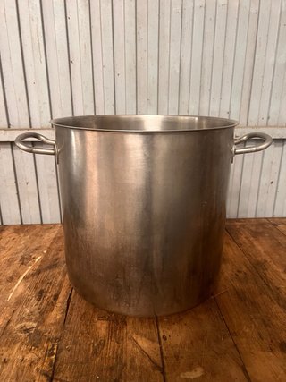 Olla grande de acero inoxidable