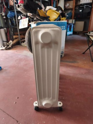 Radiador de aceite blanco