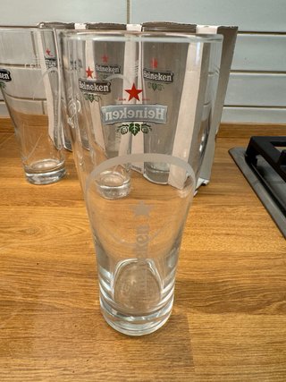 Set 6 Bicchieri Heineken Vetro
