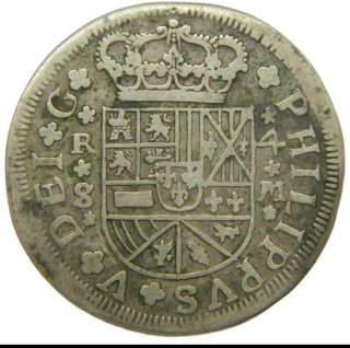 4 Reales Sevilla 1718 Plata