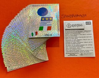 Korea 2002 Panini 50 scudetti dell’Italia - New!