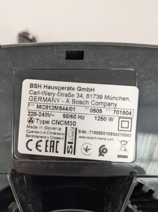 Robot Cocina Bosch MultiTalent 8 1250W