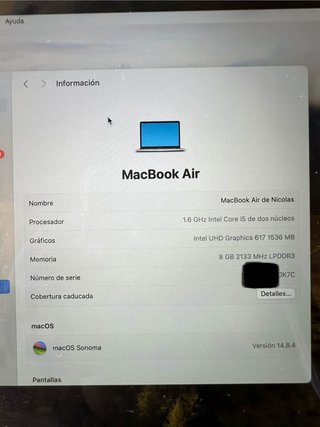 MacBook Air 13 2019 i5 8GB 128GB + Magic Mouse