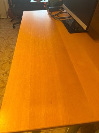 Escritorio de estudio madera y metal