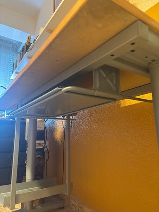 Escritorio de estudio madera y metal