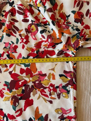 Blusa con estampado abstracto - Mujer, XS/S