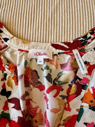 Blusa con estampado abstracto - Mujer, XS/S