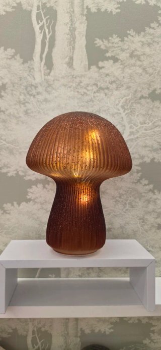 Lámpara Seta Cristal LED 24cm nueva