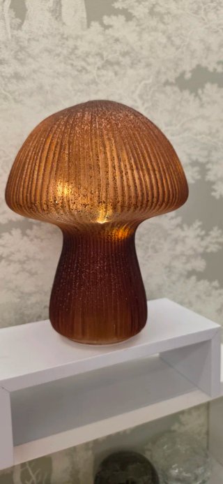 Lámpara Seta Cristal LED 24cm nueva
