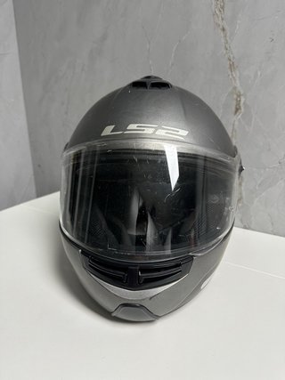 Casco Modular LS2 Negro con Visor Solar