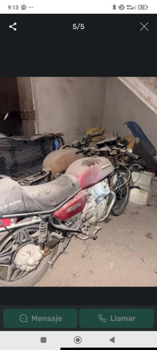 2 Honda CX500 Clásicas 1986