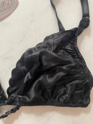 Reggiseno nero in seta tg 1 Armelle