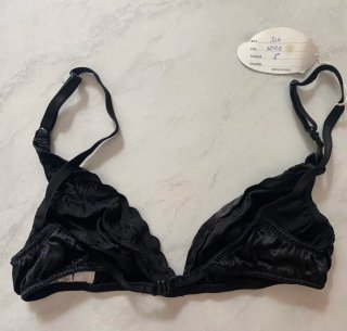 Reggiseno nero in seta tg 1 Armelle