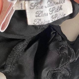 Reggiseno nero in seta tg 1 Armelle