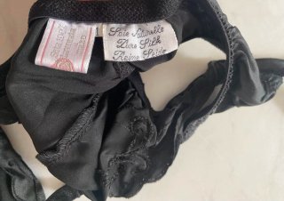 Reggiseno nero in seta tg 1 Armelle