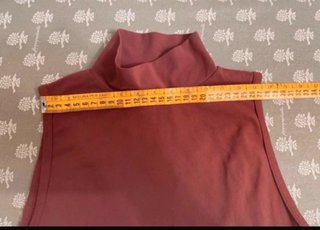 Sottogiacca donna collo alto bordeaux