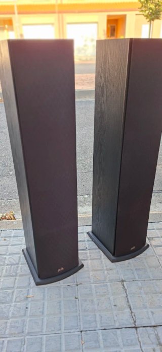 Altavoces Polk Audio T50 Negro/Marrón