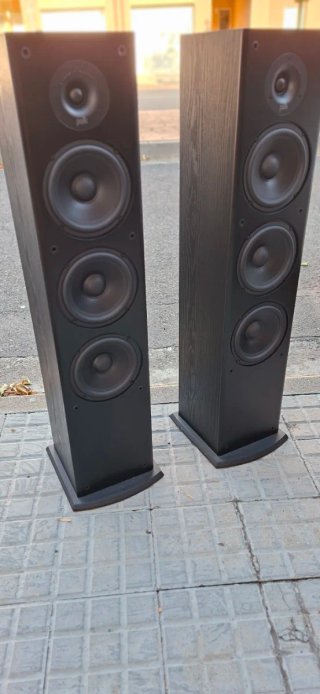 Altavoces Polk Audio T50 Negro/Marrón