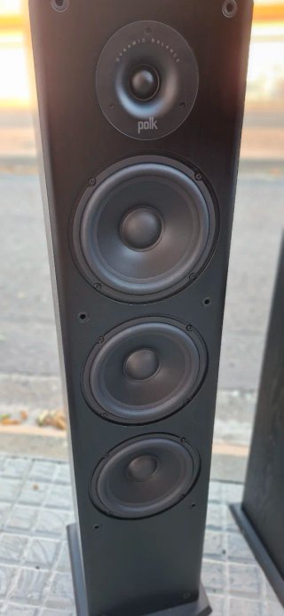 Altavoces Polk Audio T50 Negro/Marrón