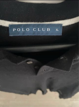 Polo Negro POLO CLUB Rebajado