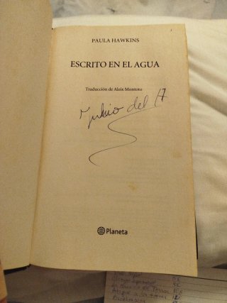 Escrito en el agua
